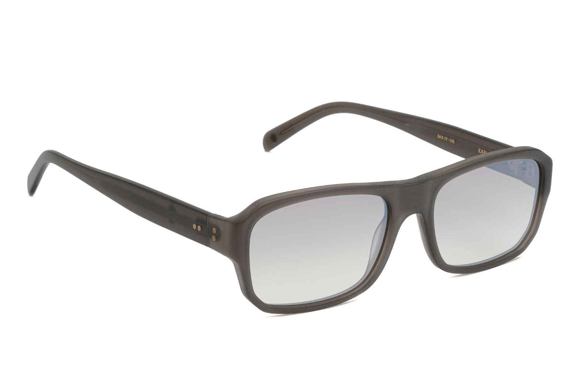 Johann Wolff Karl Light - Matte Smoke Flash Sunglasses