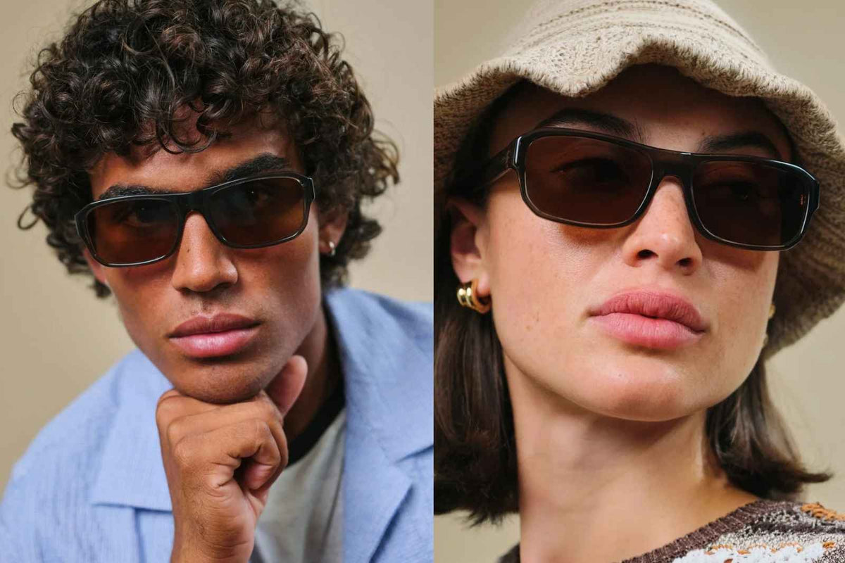 Johann Wolff Karl - Smoke Sunglasses on Model