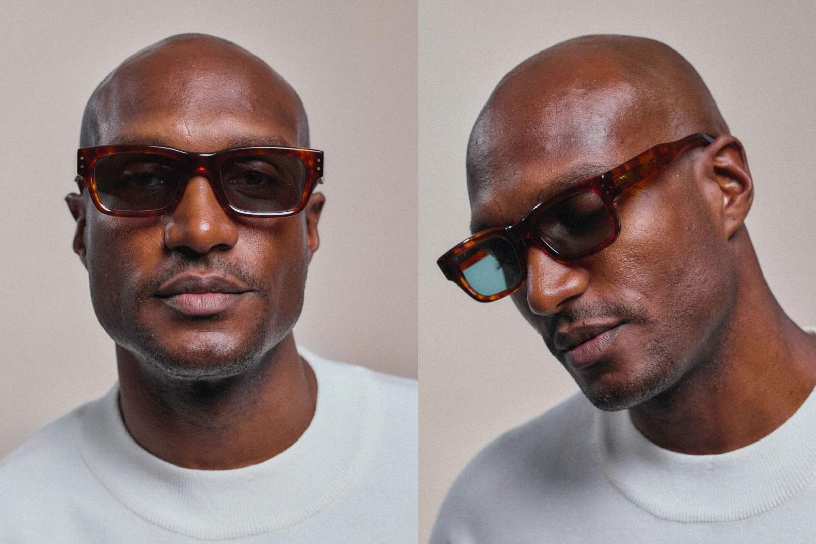 Johann Wolff Konrad - Vintage Havana Teal Sunglasses