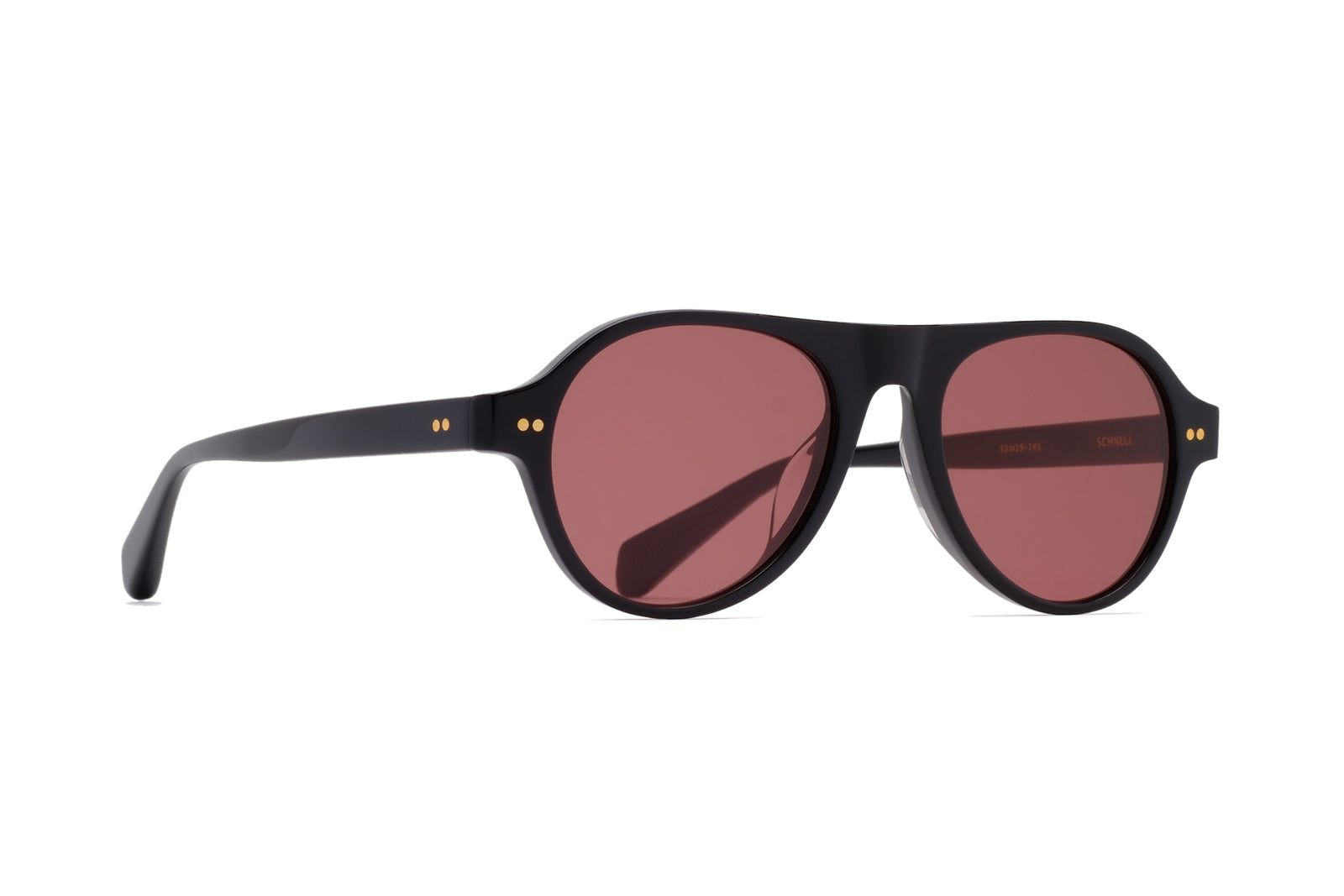 Johann Wolff Schnell Light - Black Burgundy Sunglasses