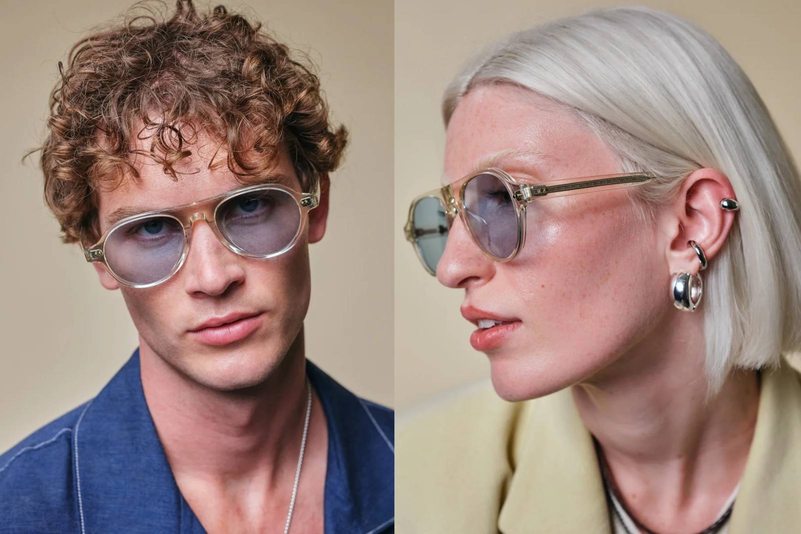 Johann Wolff Schnell Light - Champagne Piscine Sunglasses