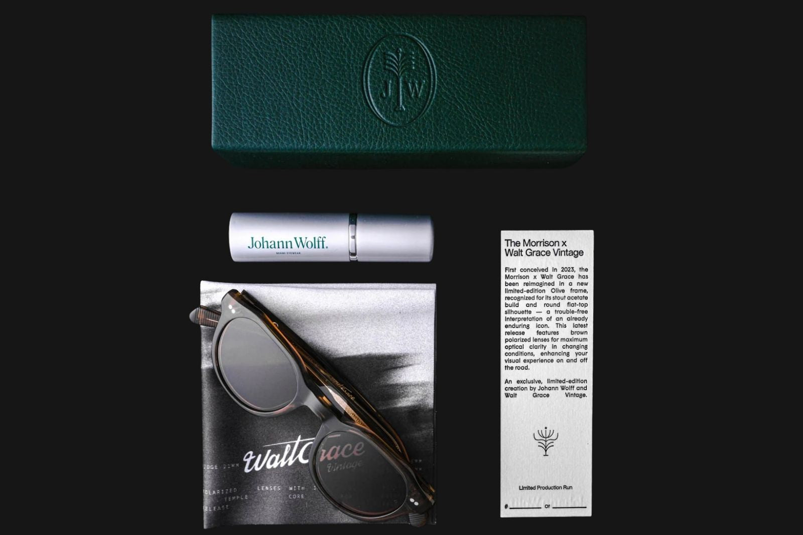 Johann Wolff x Walt Grace Drivers Kit Packaging
