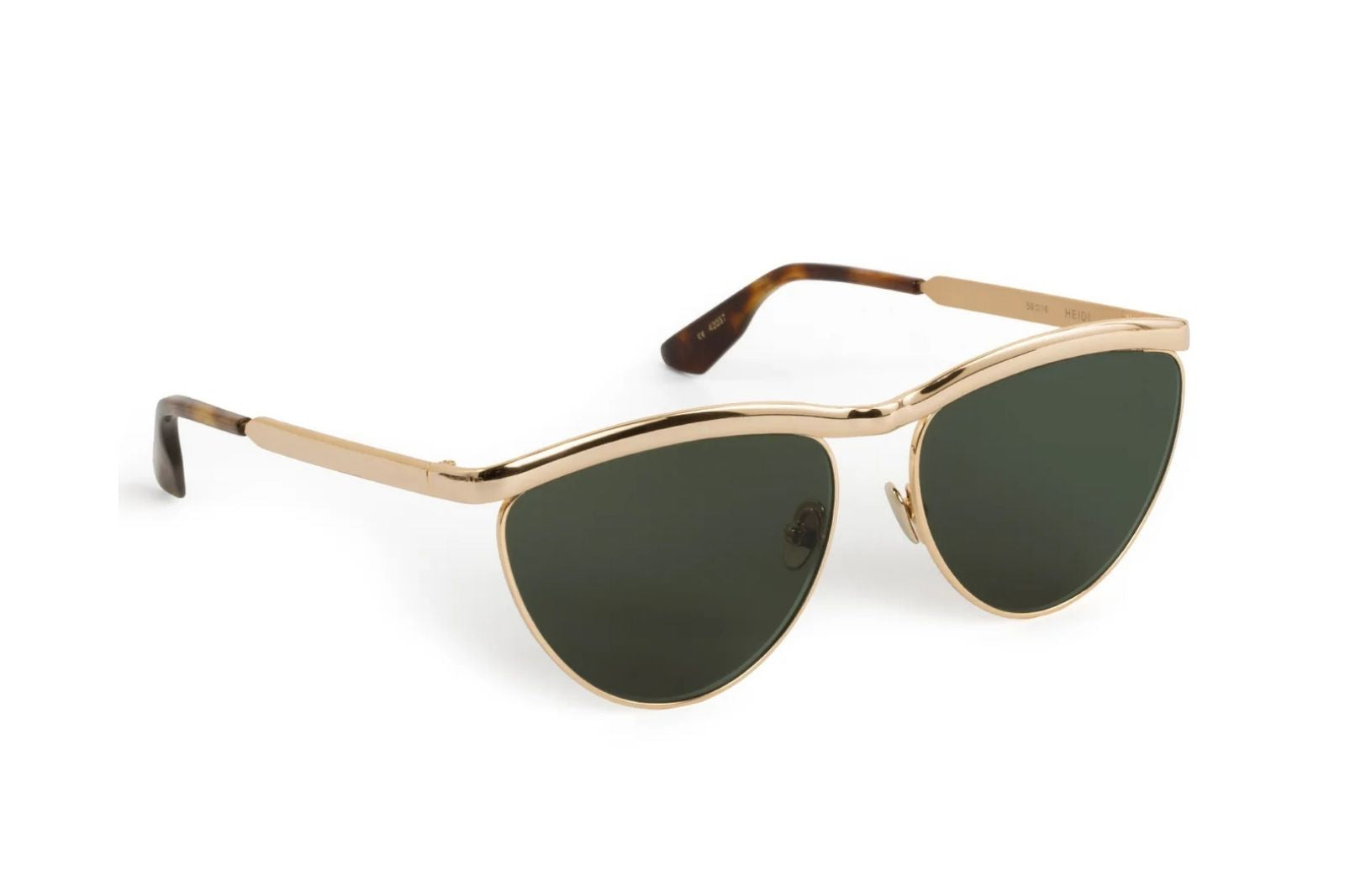 Krewe Heidi - 18k Chroma + Havana Sunglasses