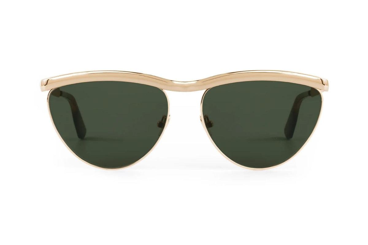 KREWE Dark Green and Gold Sunglasses Krewe Galvan 12K Chroma + Iberia Sunglasses – Shop Chou Chou main image 3