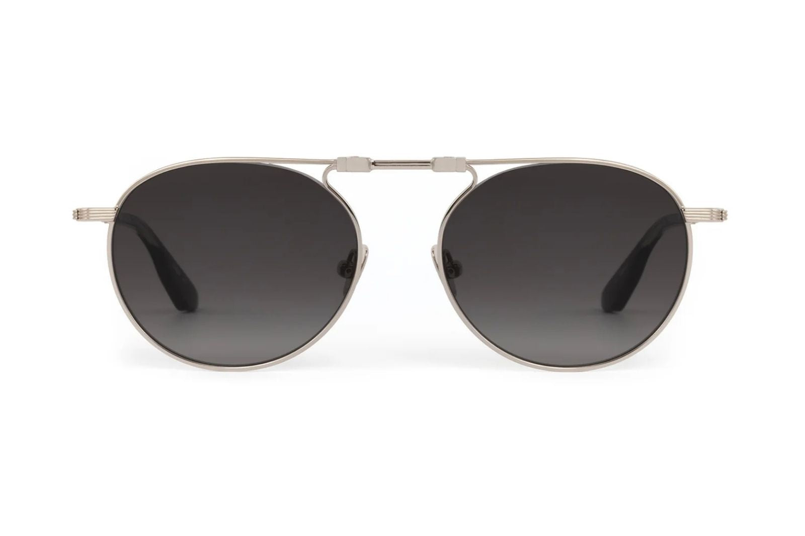 Krewe Rampart Fold - Silver + Nightfall Sunglasses