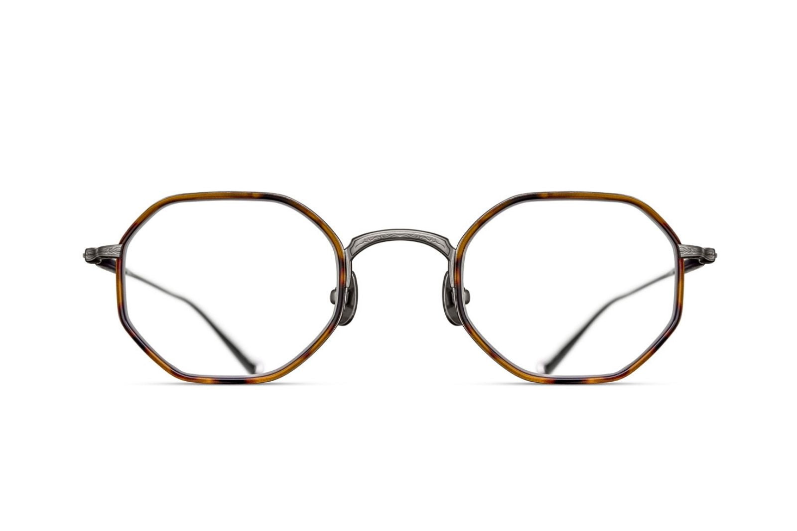 Matsuda M3086-I Eyeglasses - Antique Silver - Tortoise