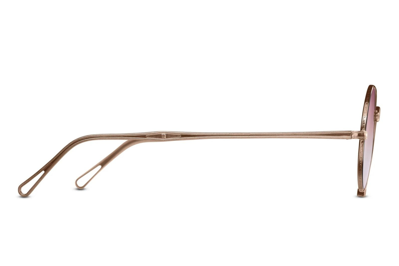 Matsuda 10601H in Rose Gold - Matte Black Sunglasses