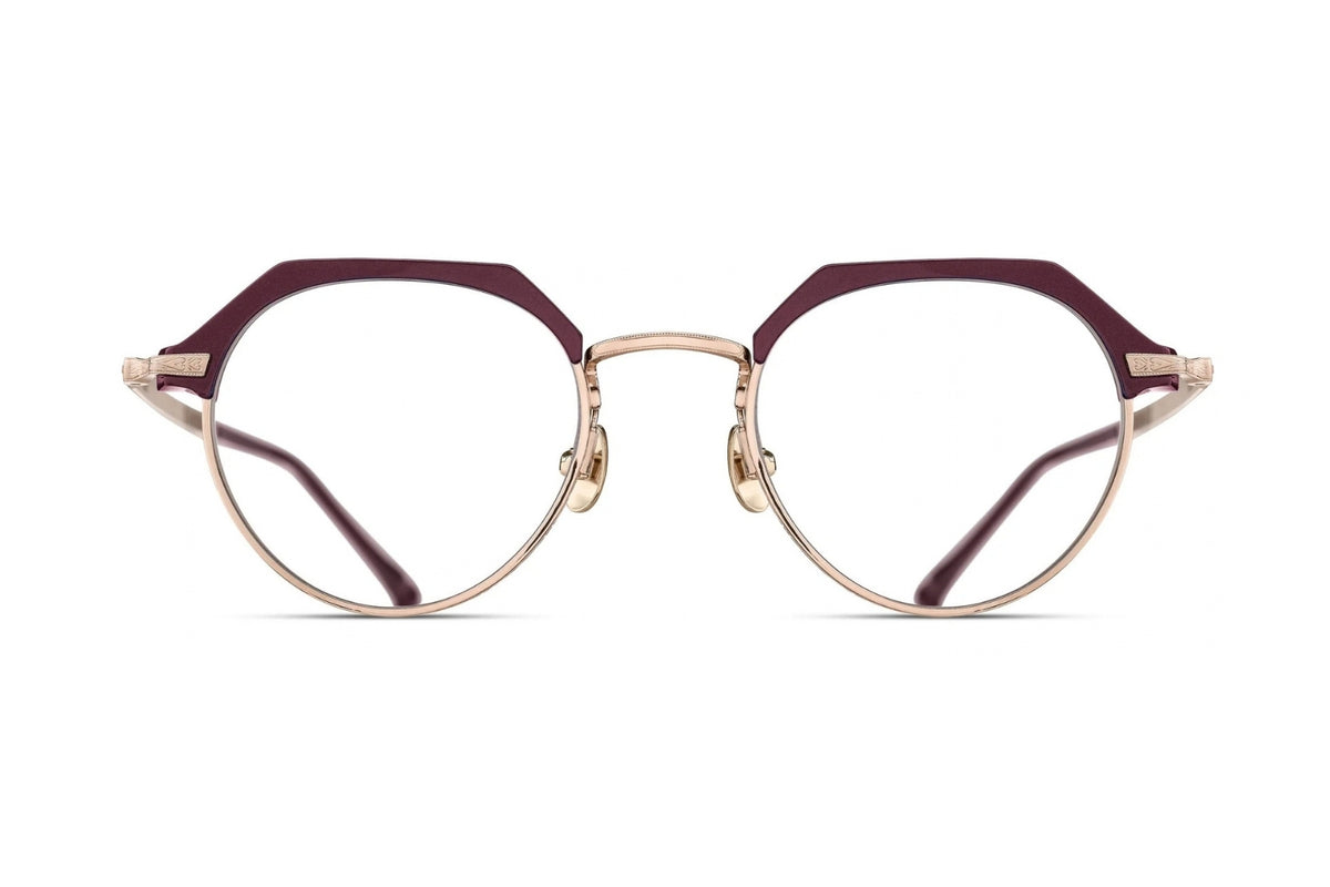 Matsuda M2064 Eyeglasses - Bordeaux | Rose Gold