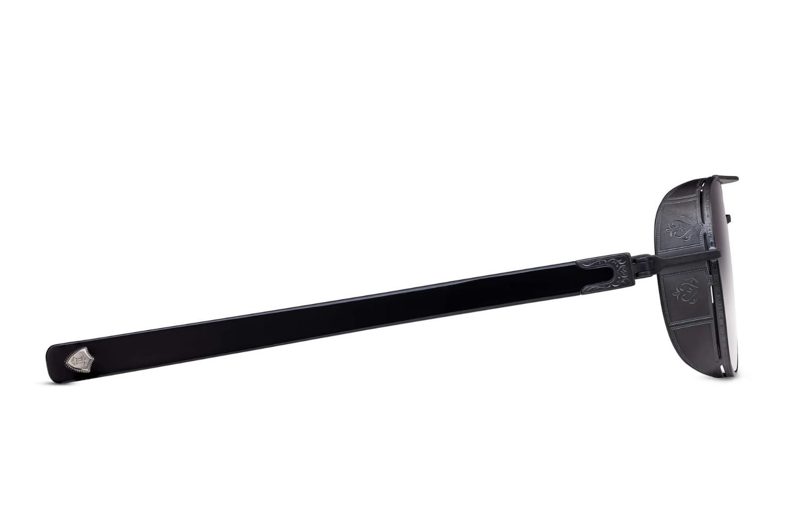 Matsuda M3115 - Matte Black - Black Grey Gradient Sunglasses