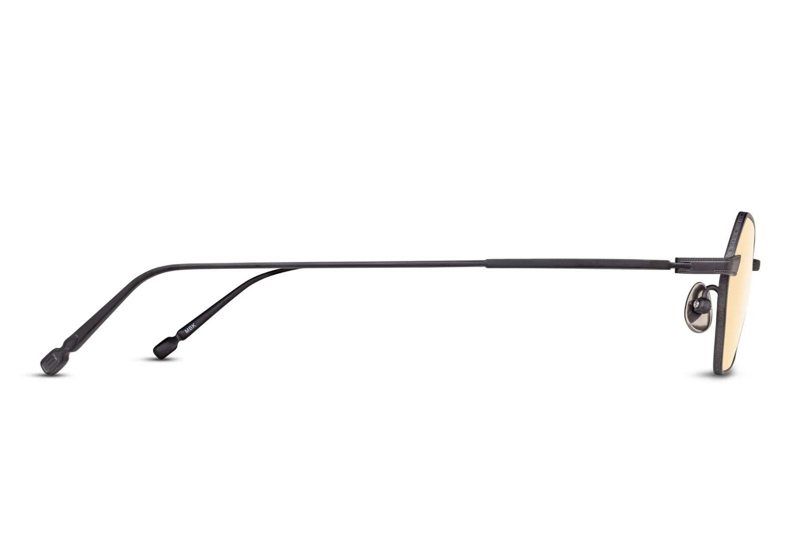 Matsuda M3138 - Matte Black - Café Orange Sunglasses