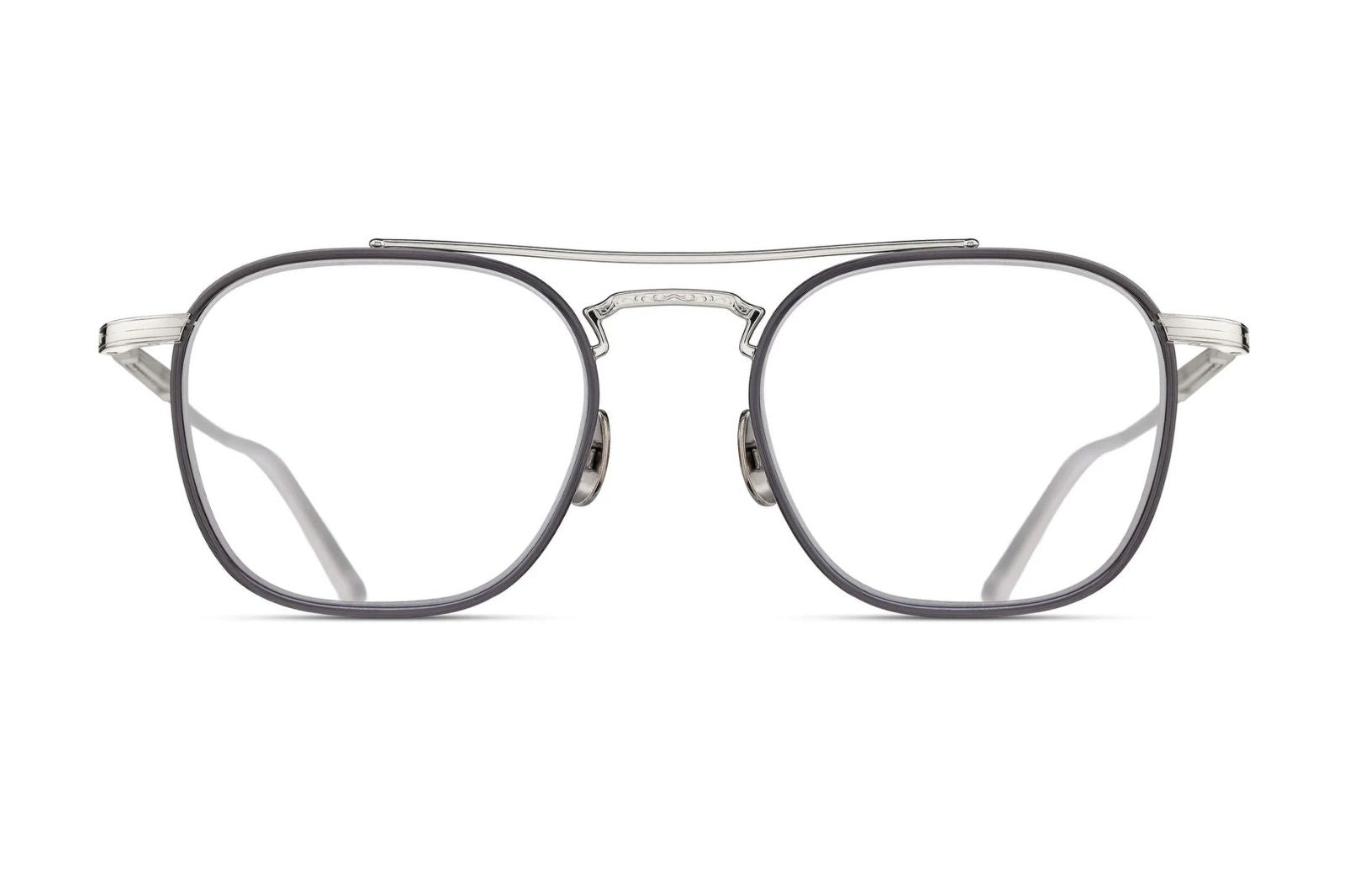 Matsuda | M3157 in Palladium White Eyeglasses - twelvesixtynine