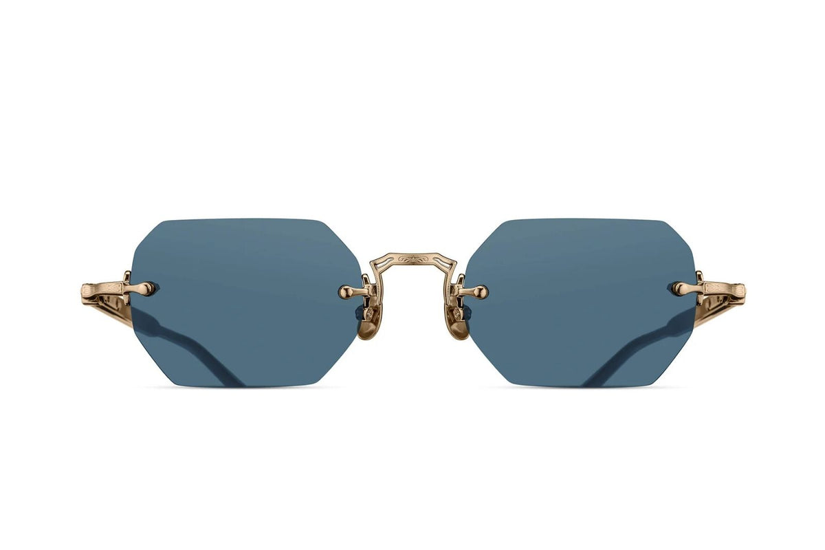 Matsuda | M5010 in Brushed Gold Sunglasses - twelvesixtynine