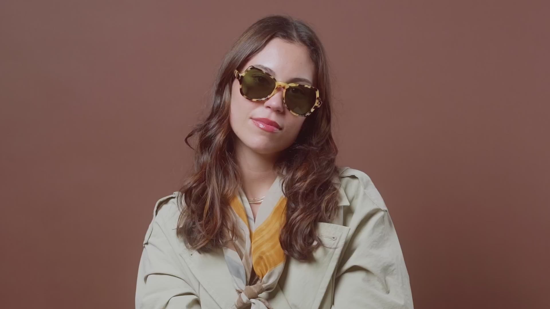 Jacques Marie Mage Candy Sunglasses in Gold Dust