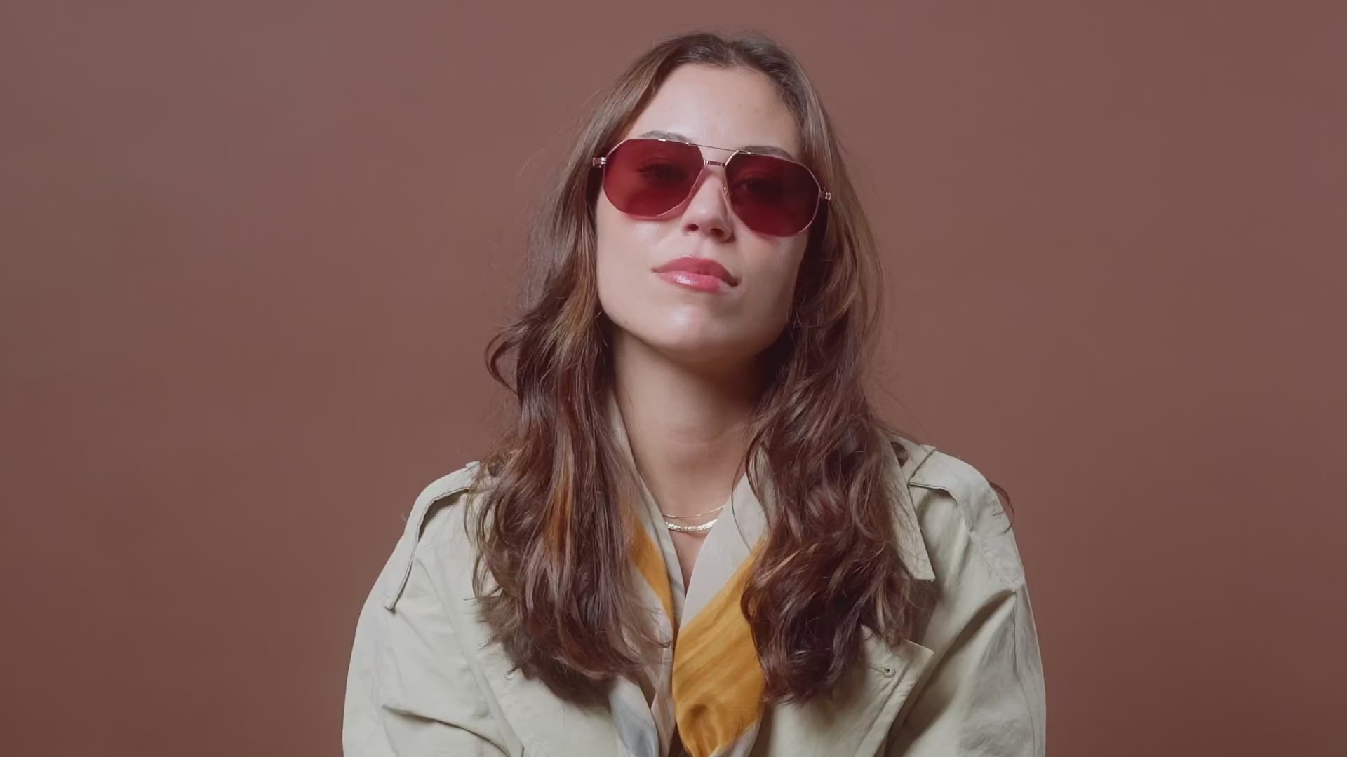 Jacques Marie Mage Reynold Sunglasses in Champagne