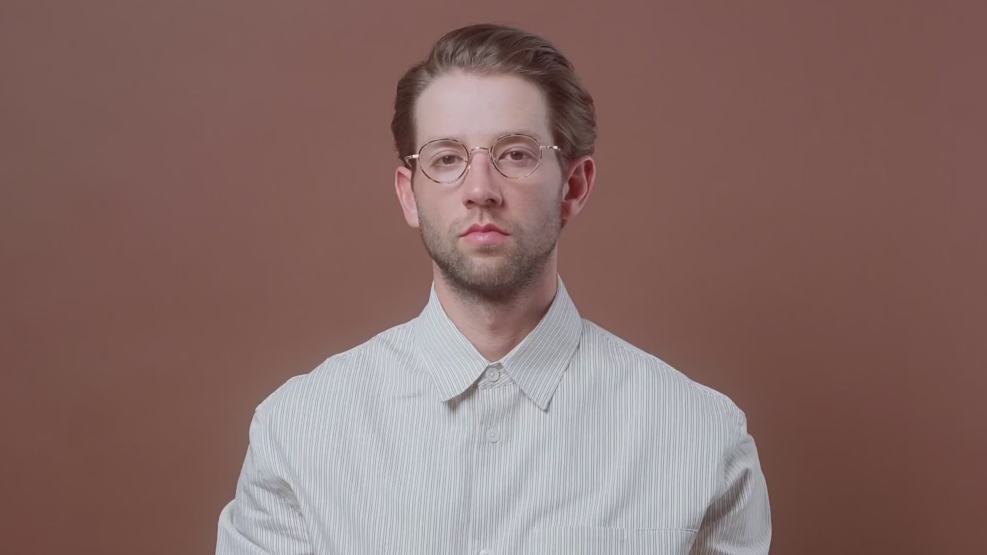 Matsuda 10189H Eyeglasses in Brushed Gold