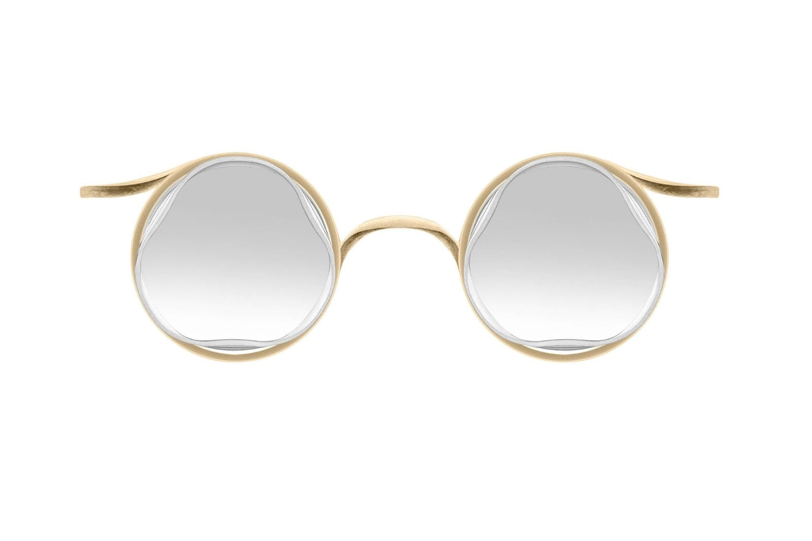Rigards RG1078TI - Pale Gold x Silver Sunglasses