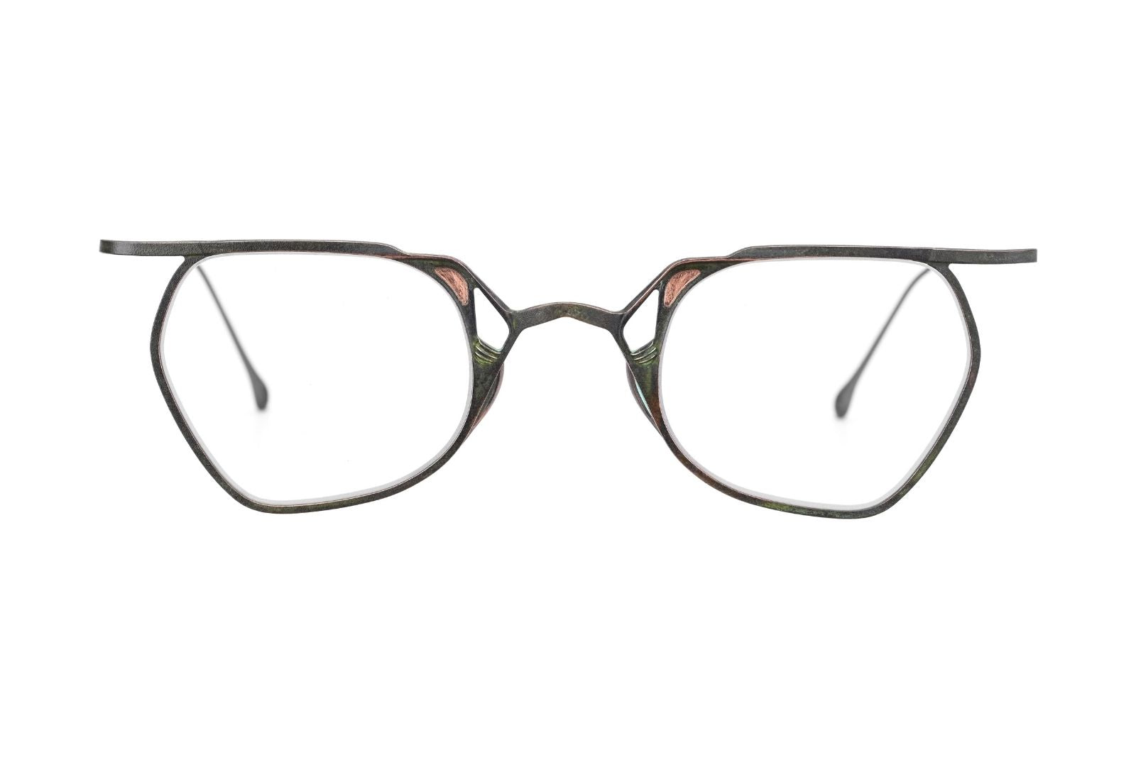 Rigards RG1999TVA - Antique Jade x Dark Gray Clip Sunglasses