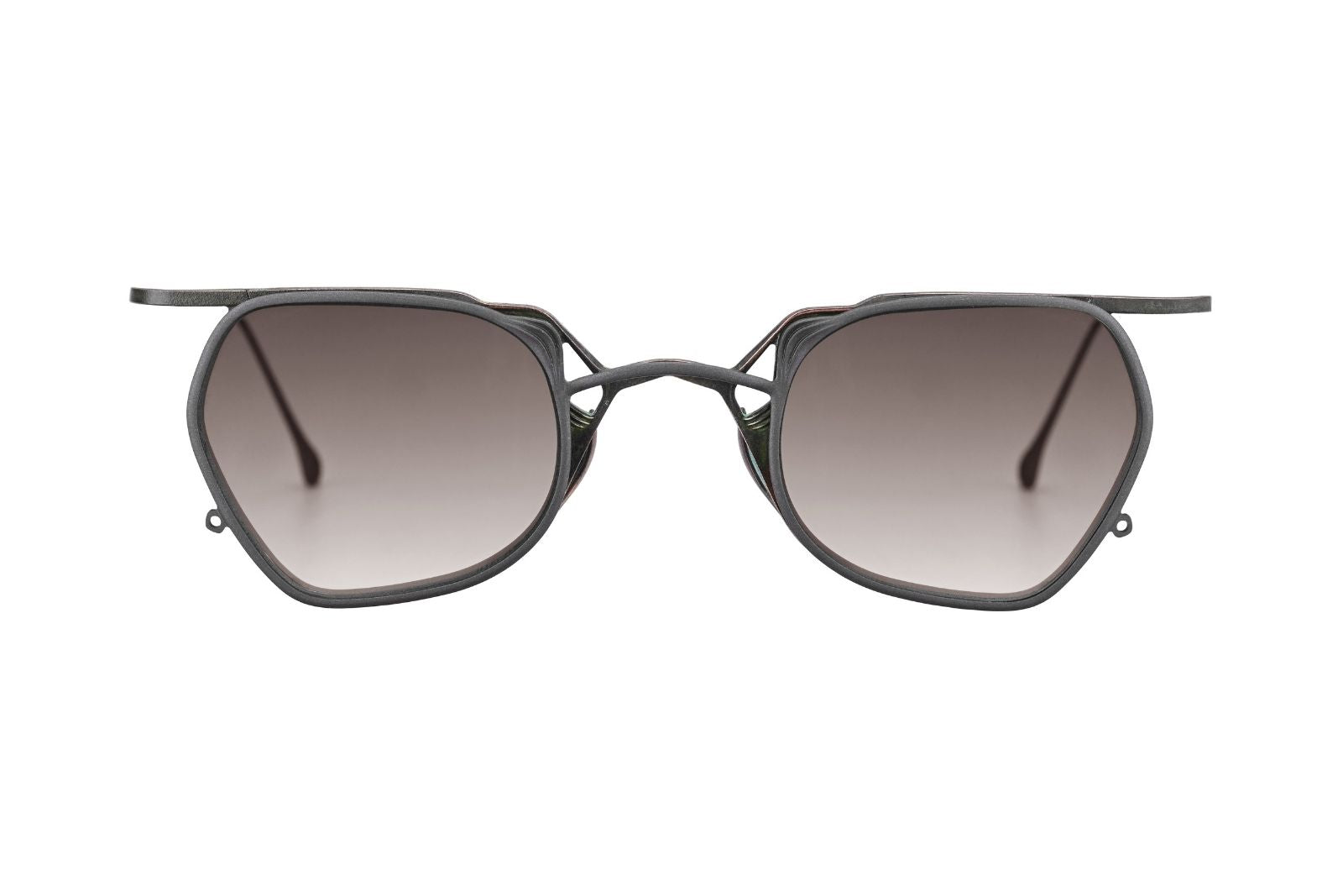 Rigards RG1999TVA - Antique Jade x Dark Gray Clip Sunglasses