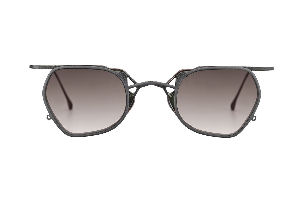 Rigards RG1999TVA in Antique Jade x Dark Gray Clip Sunglasses 