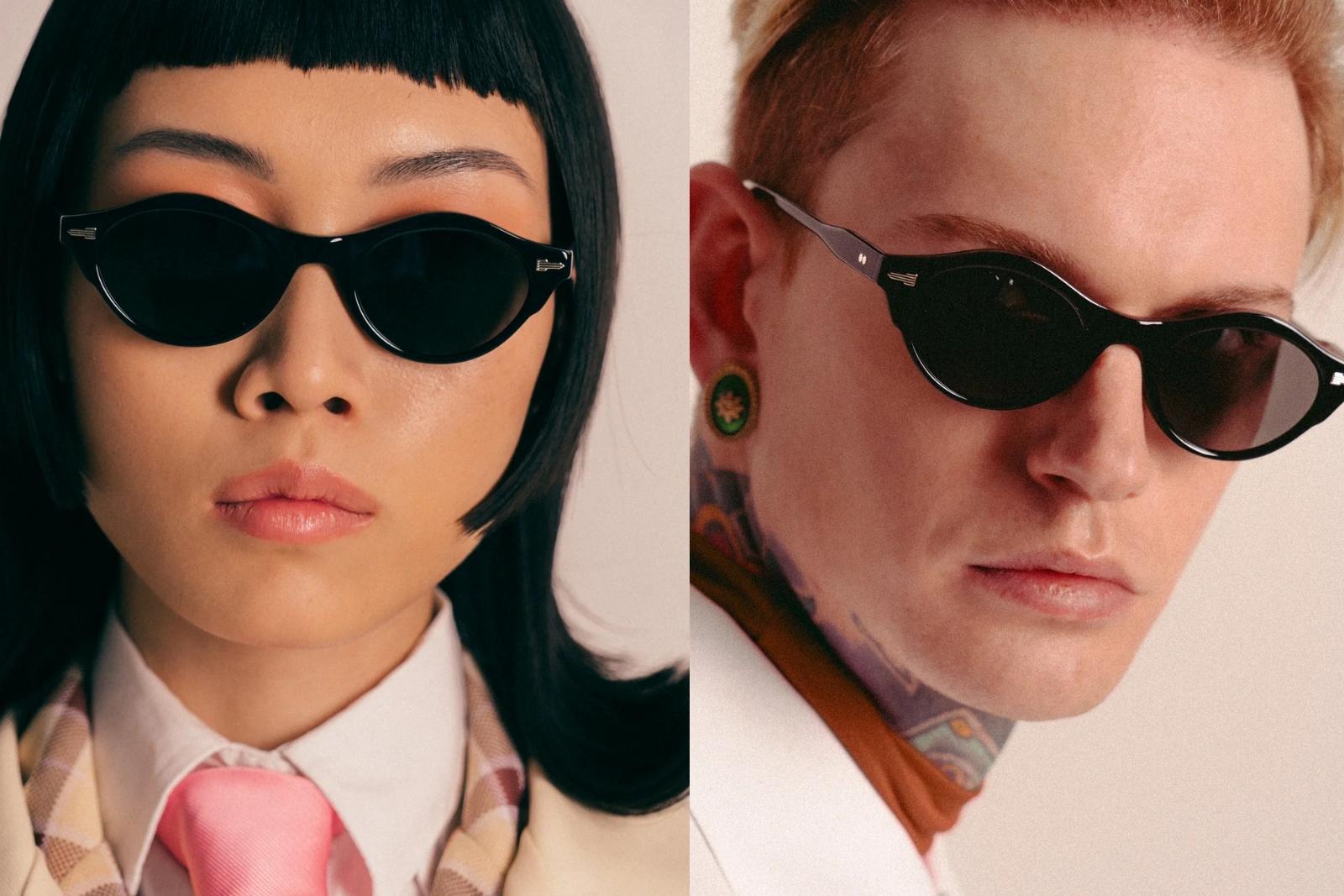 Tejesta Araki Sunglasses on Model in Piano