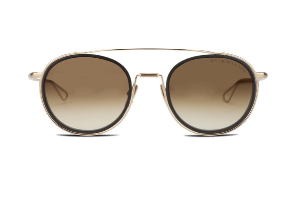 dita system two black and gold sunglasses