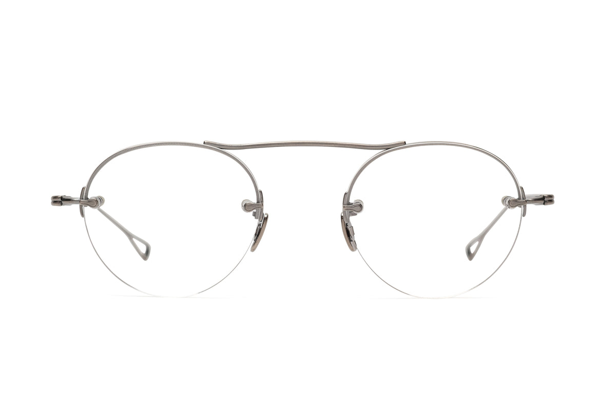 Eyevan 7285 | 178 in Silver Eyeglasses - twelvesixtynine