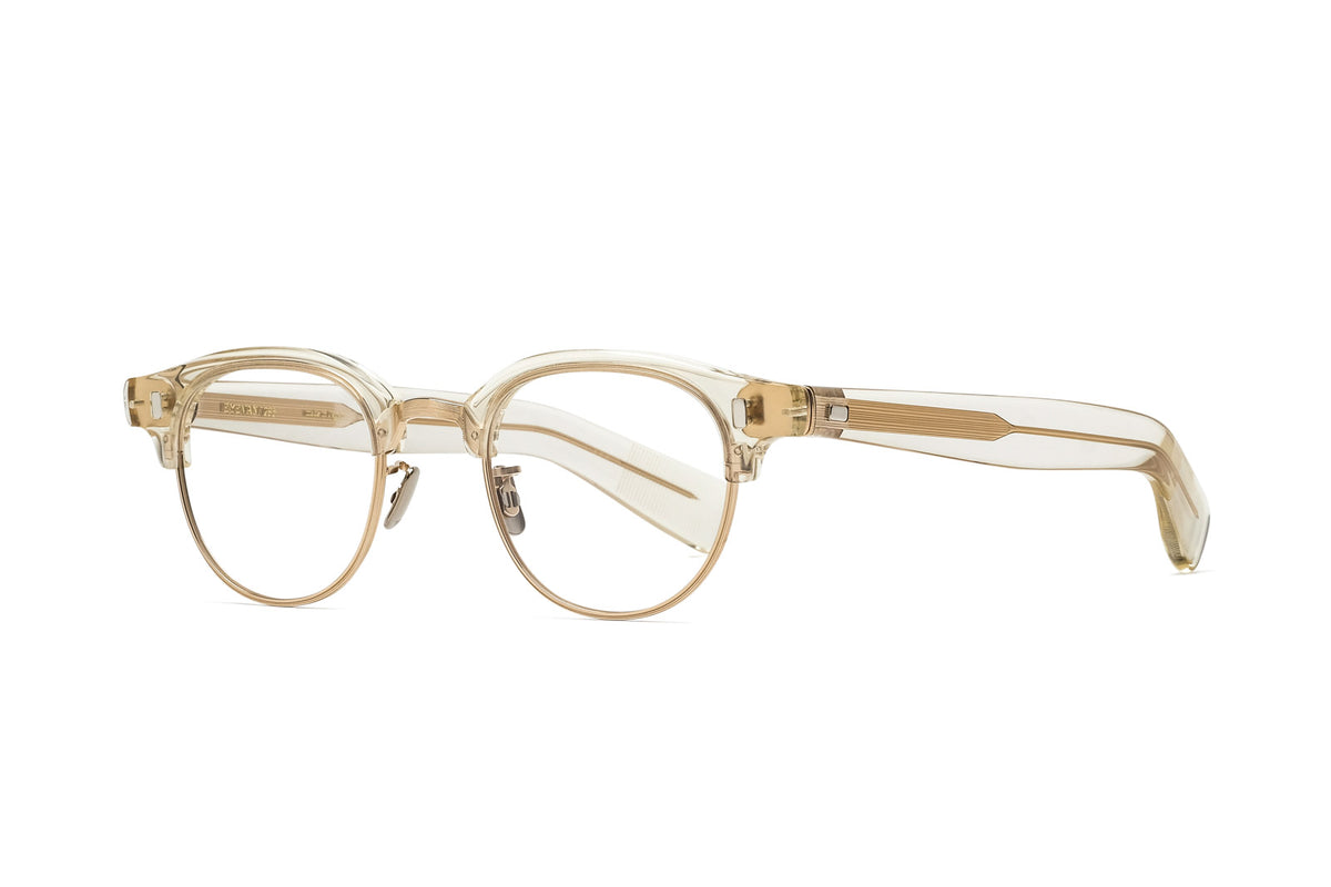 Eyevan 7285 | 645 in Clear Gold Eyeglasses - twelvesixtynine