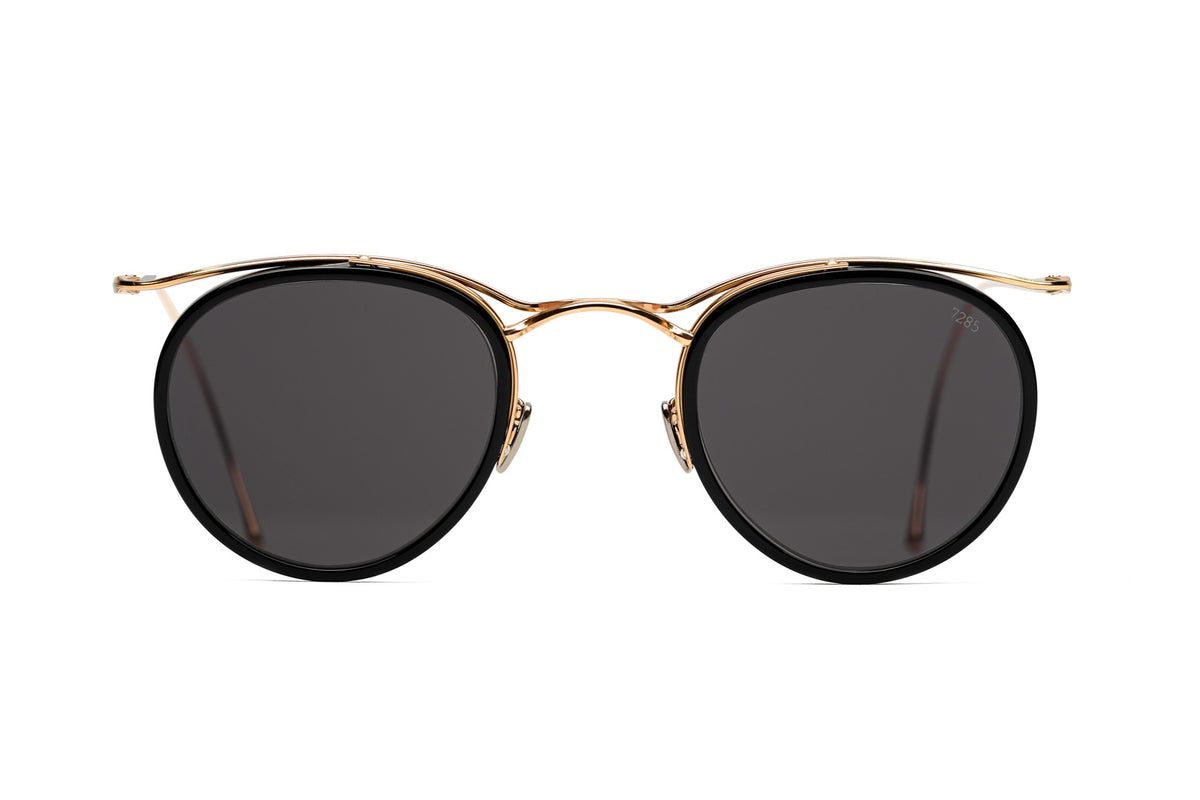 Eyevan 7285 | 789 in Gold Black Sunglasses - twelvesixtynine