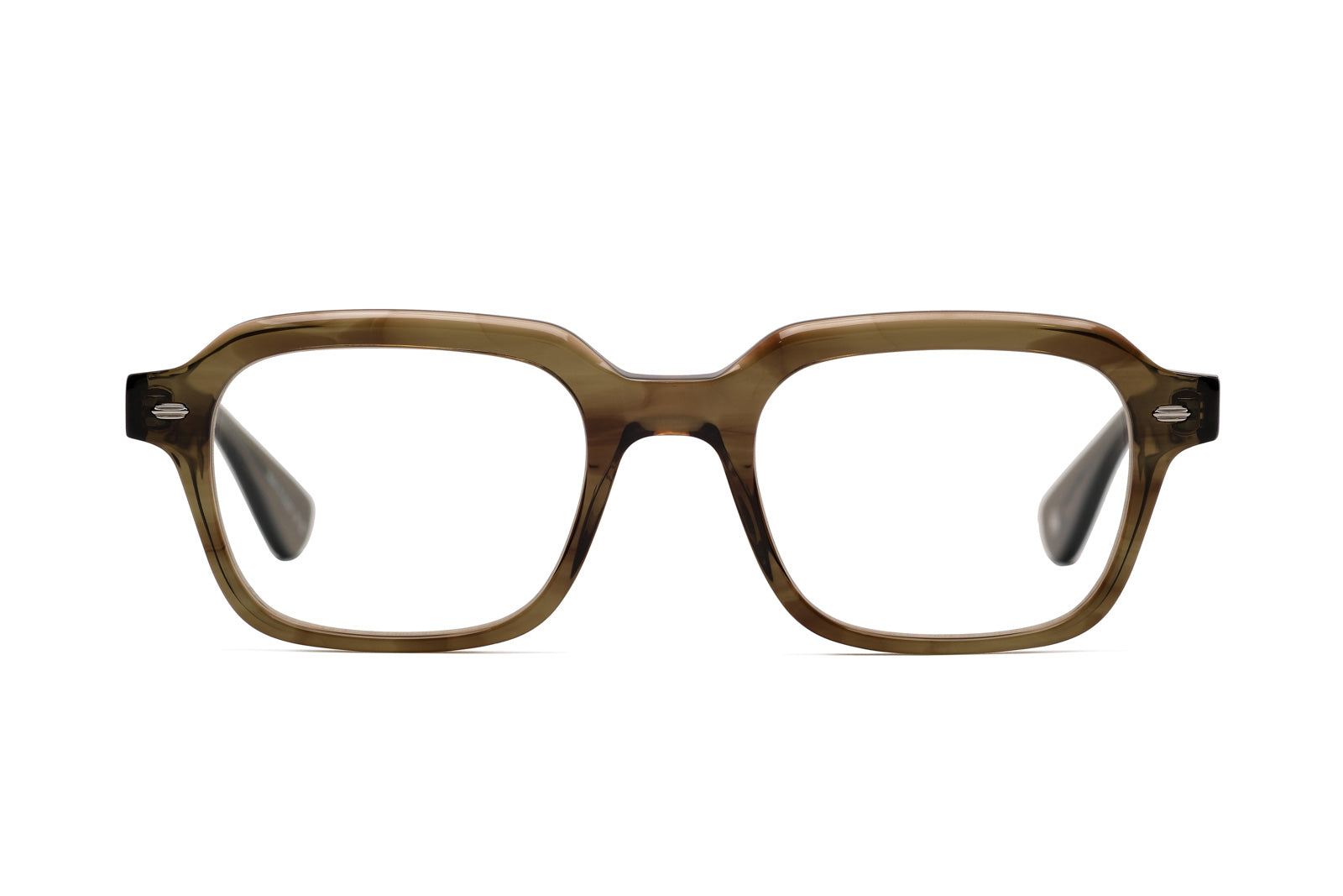 Garrett Leight OG Freddy Olive Tortoise Eyeglasses