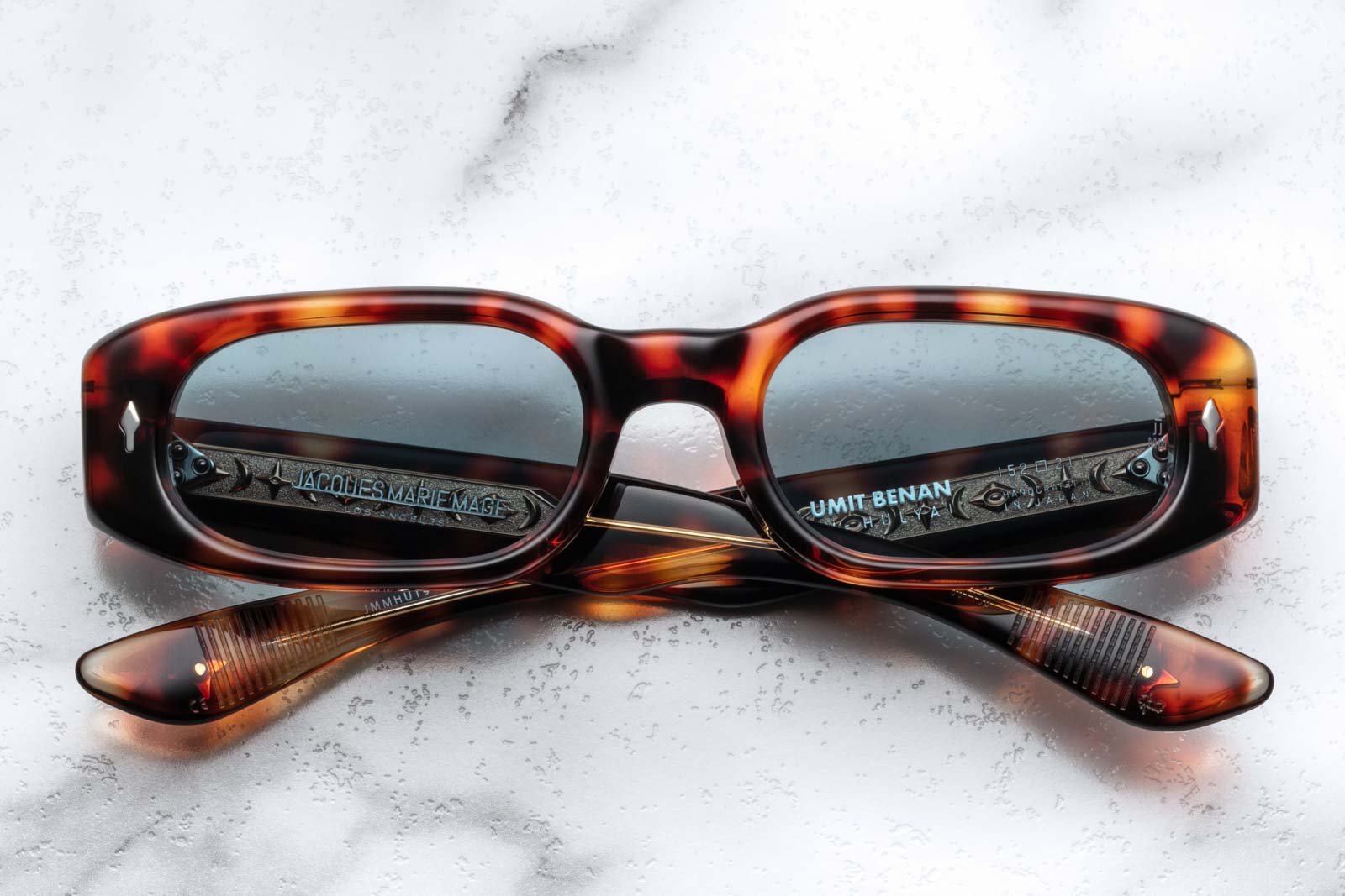 Jacques Marie Mage Hulya Umit Benan Leopard Sunglasses
