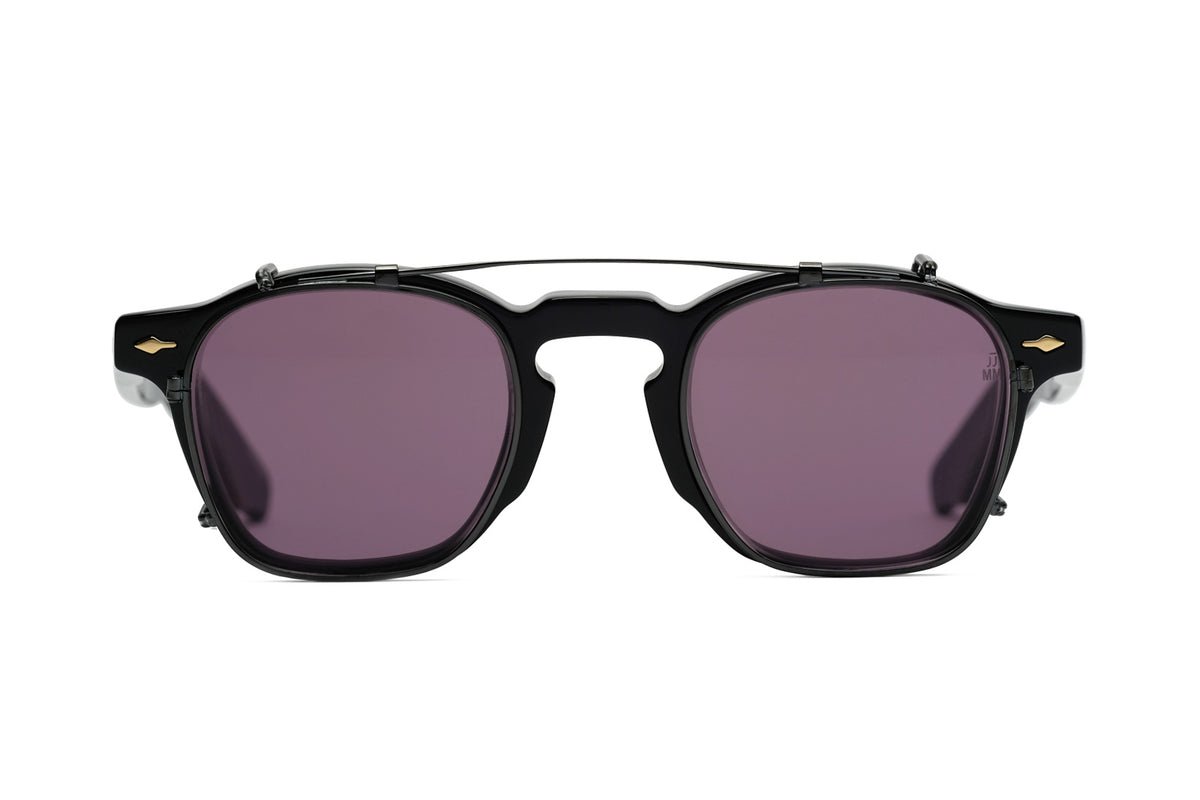 Jacques Marie Mage | Zephirin Clip in Black Purple Sunglasses 