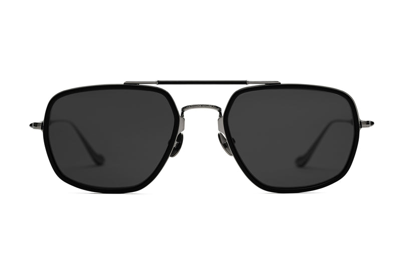 Matsuda M3123 Ruthenium Matte Black Sunglasses