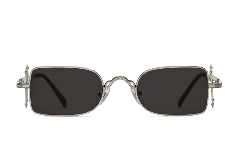 Matsuda 10611H Palladium White Sunglasses