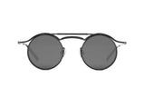 Matsuda 2903H Matte Black Silver Mirror Sunglasses