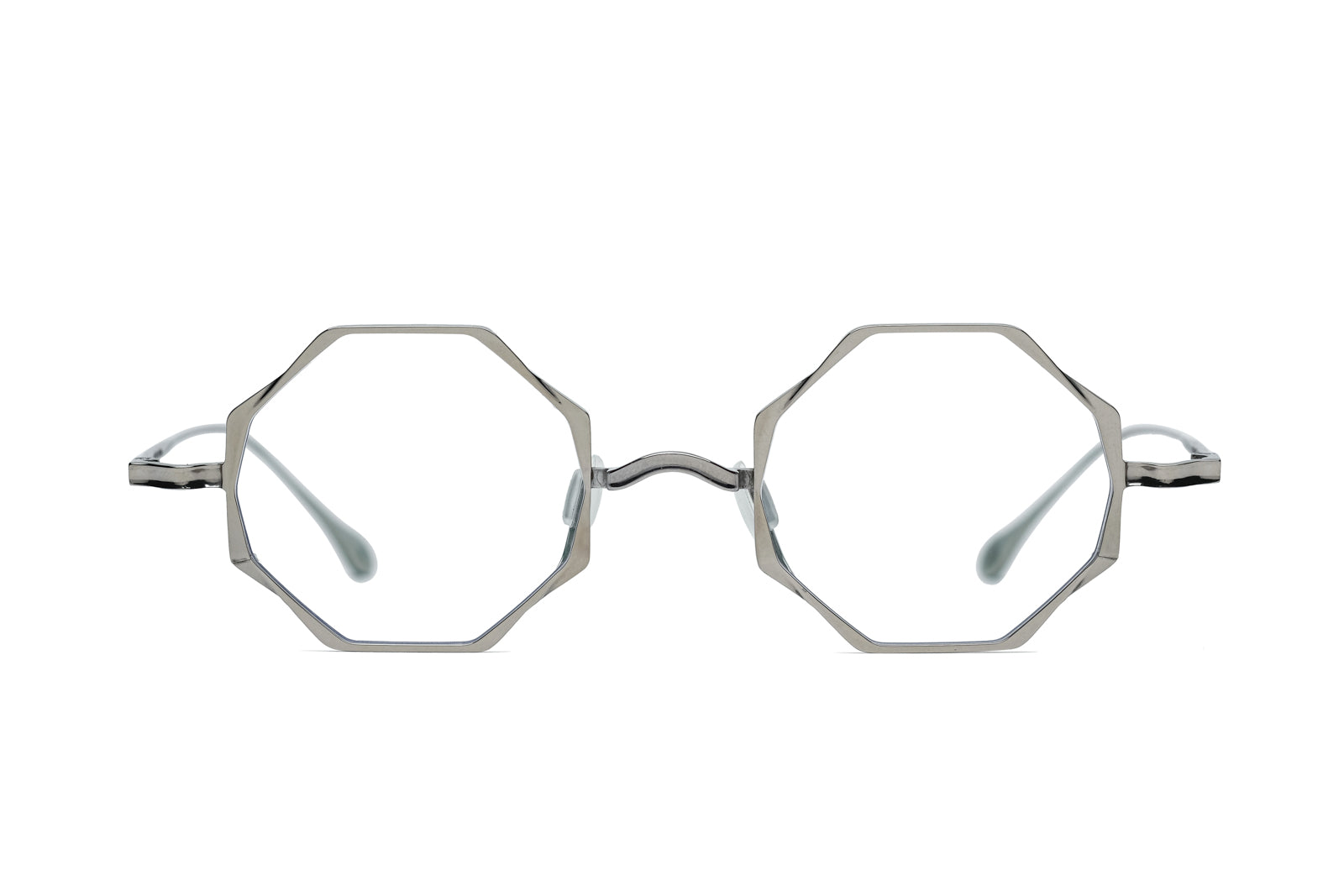 Rigards RG1088TI Eyeglasses Vintage Silver