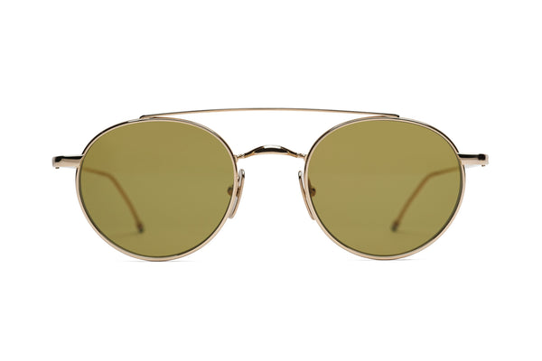 thom browne tb101 gold sunglasses