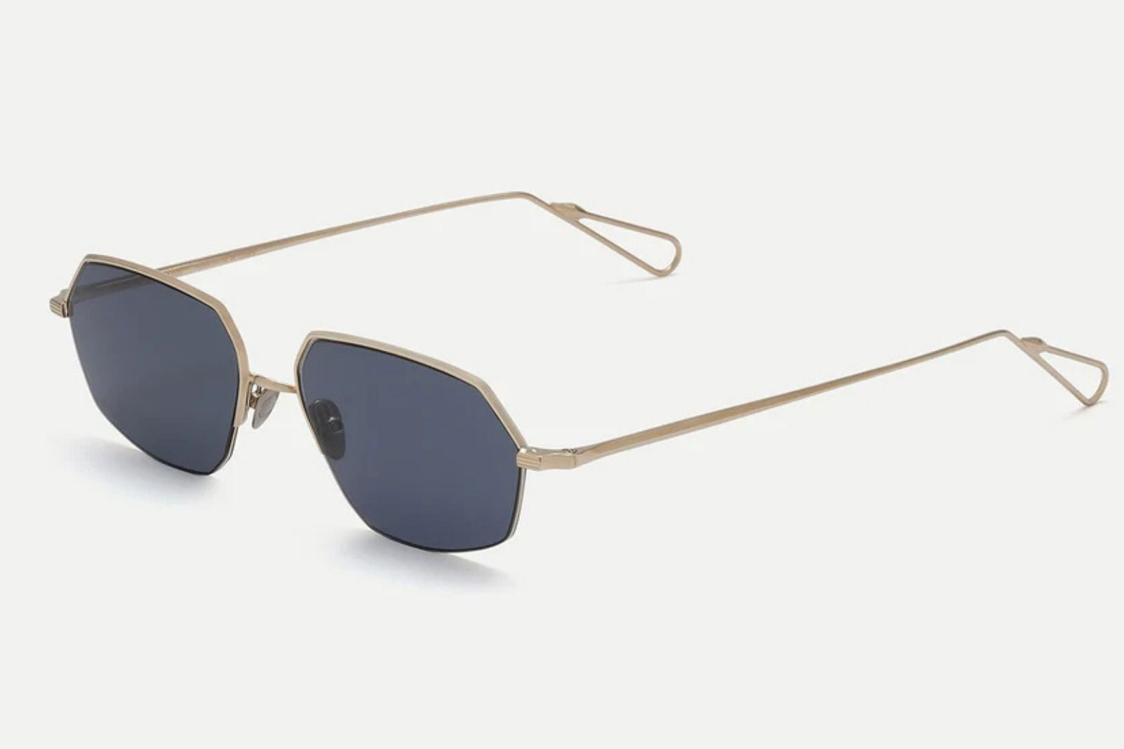 Ahlem Bagnolet Grey Gold Petrol Sunglasses