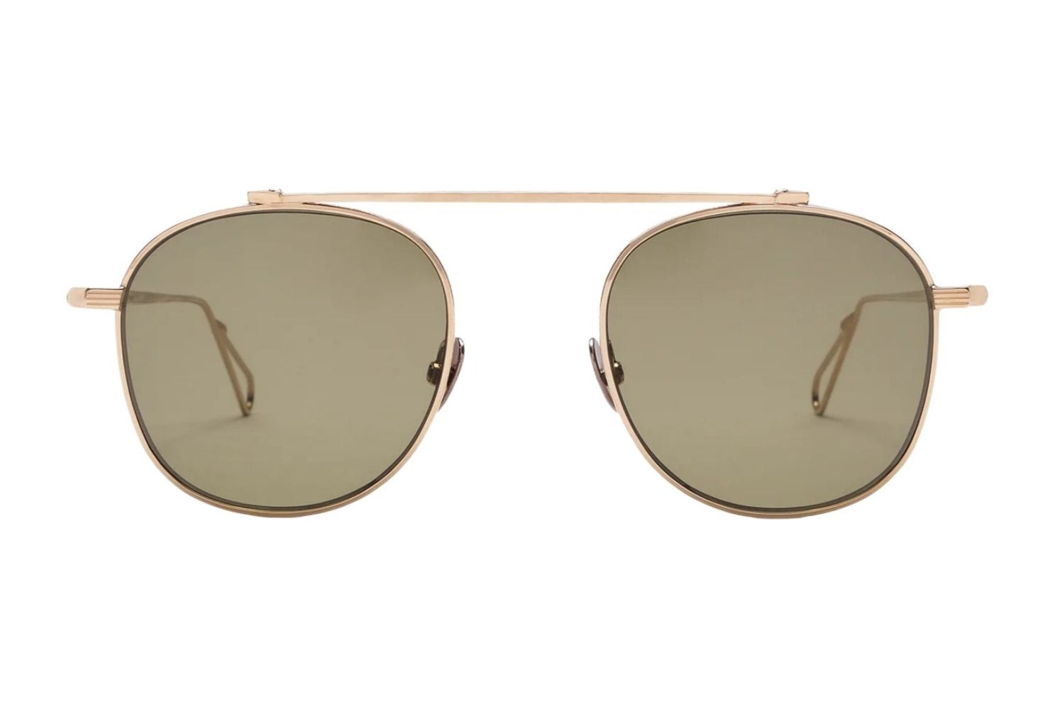 Ahlem Belleville Gold Grey Sunglasses