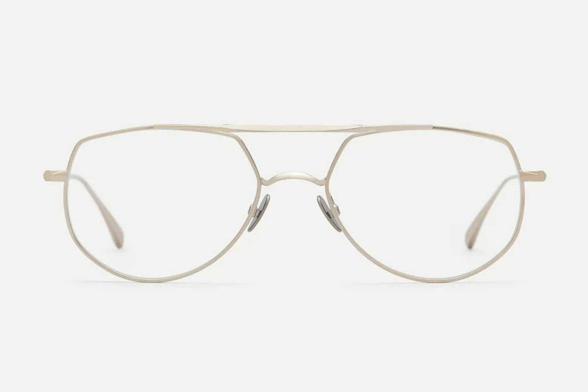 Ahlem Cadet in Grey Gold Brush Eyeglasses