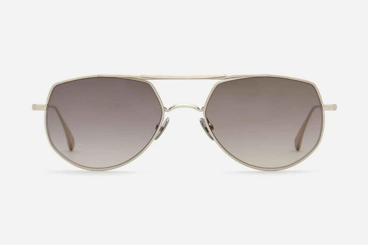 Ahlem Cadet - Grey Gold Brushed | Rain Gradient Sunglasses