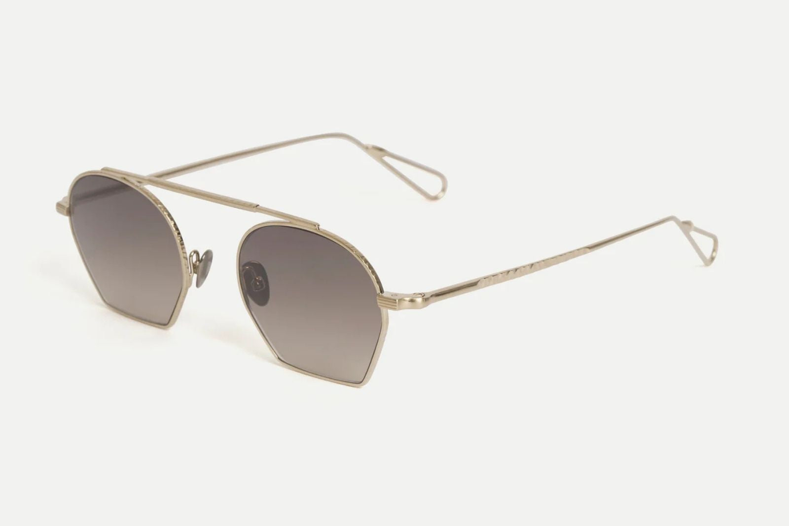 Ahlem Chaillot Sunglasses in Grey Gold