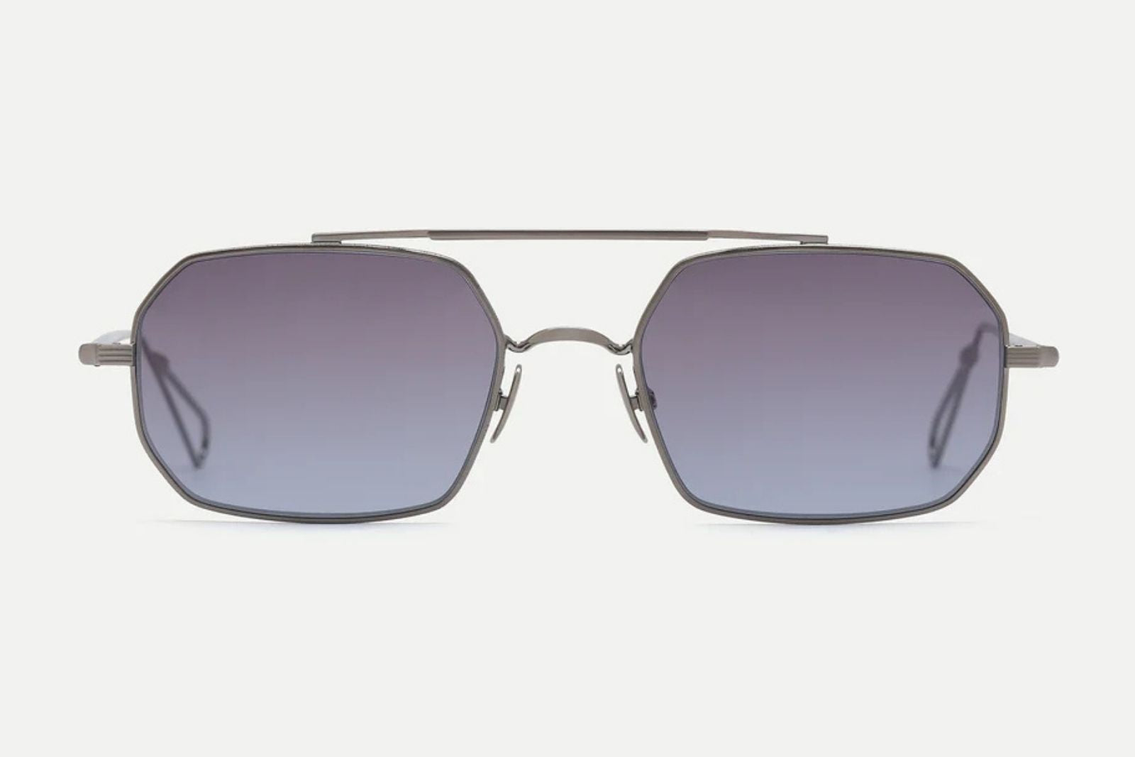 Ahlem Clovis - Ruthenium Brushed | Blue Gradient Sunglasses
