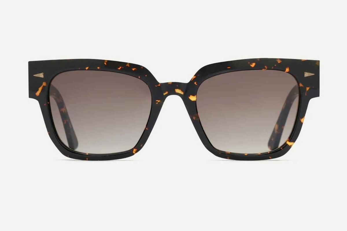 Ahlem Italiens - Yellow Turtle | Smoke Gradient Sunglasses