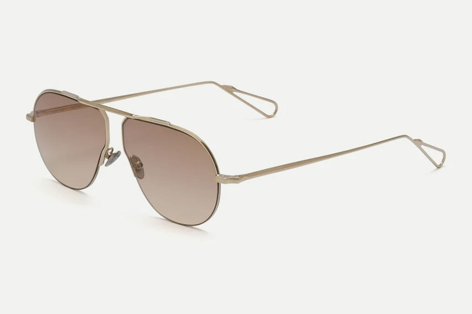 Ahlem Laplace - Grey Gold | Brown Light Gradient Sunglasses