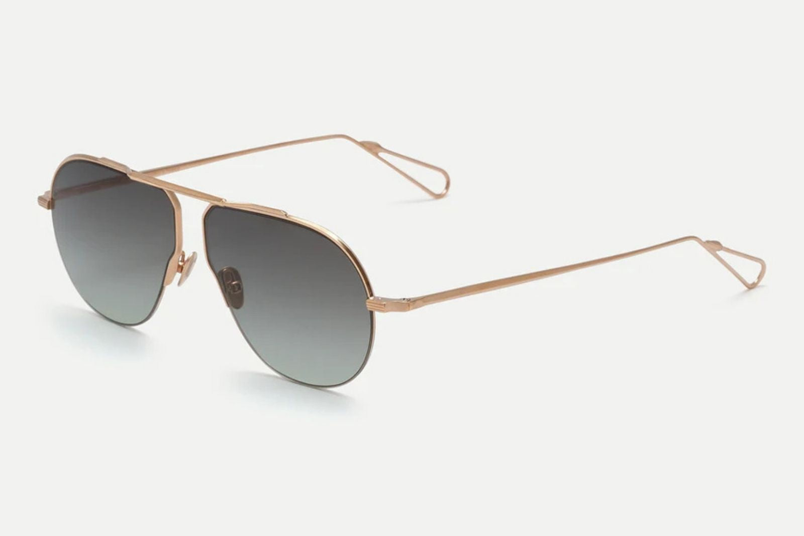 Ahlem Laplace - Peony Gold | Green Gradient Sunglasses