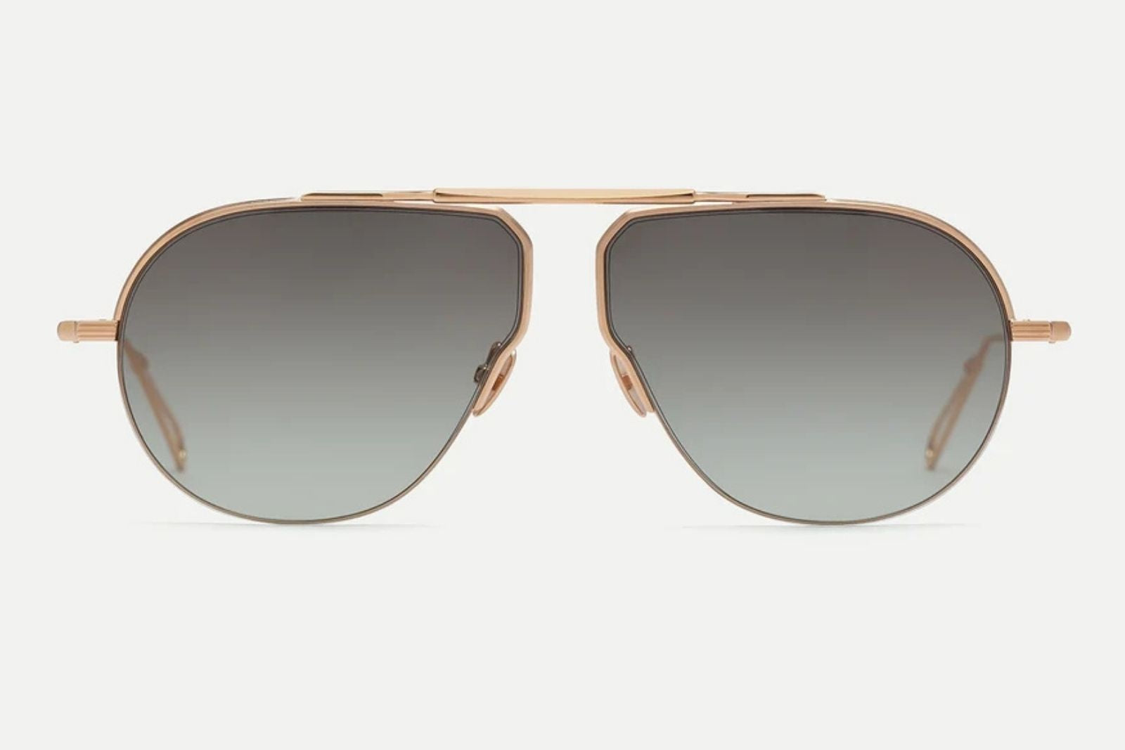 Ahlem Laplace - Peony Gold | Green Gradient Sunglasses