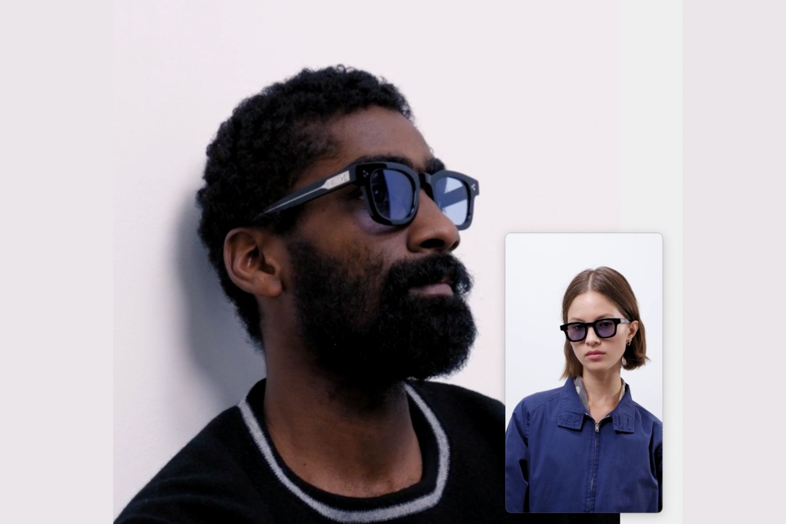 Akila Ascent Black Blue Sunglasses Model