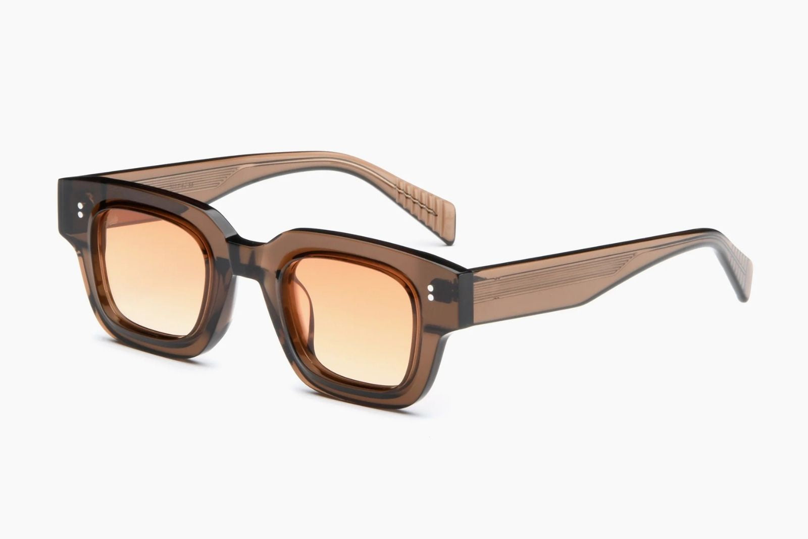 Akila Casia - Brown - Gradient Orange Sunglasses