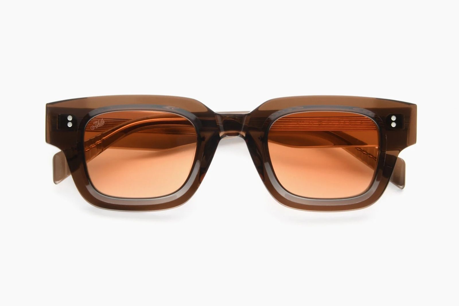 Akila Casia - Brown - Gradient Orange Sunglasses