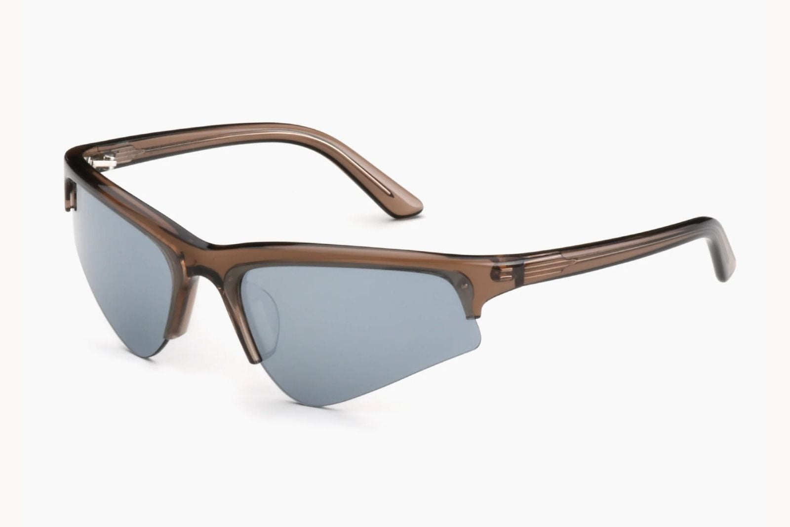 Akila Crux - Brown | Silver Mirror Sunglasses